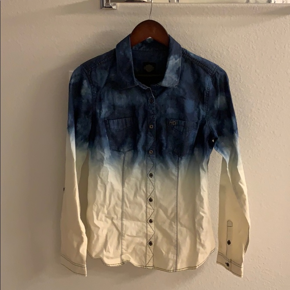 Button down long sleeve shirt